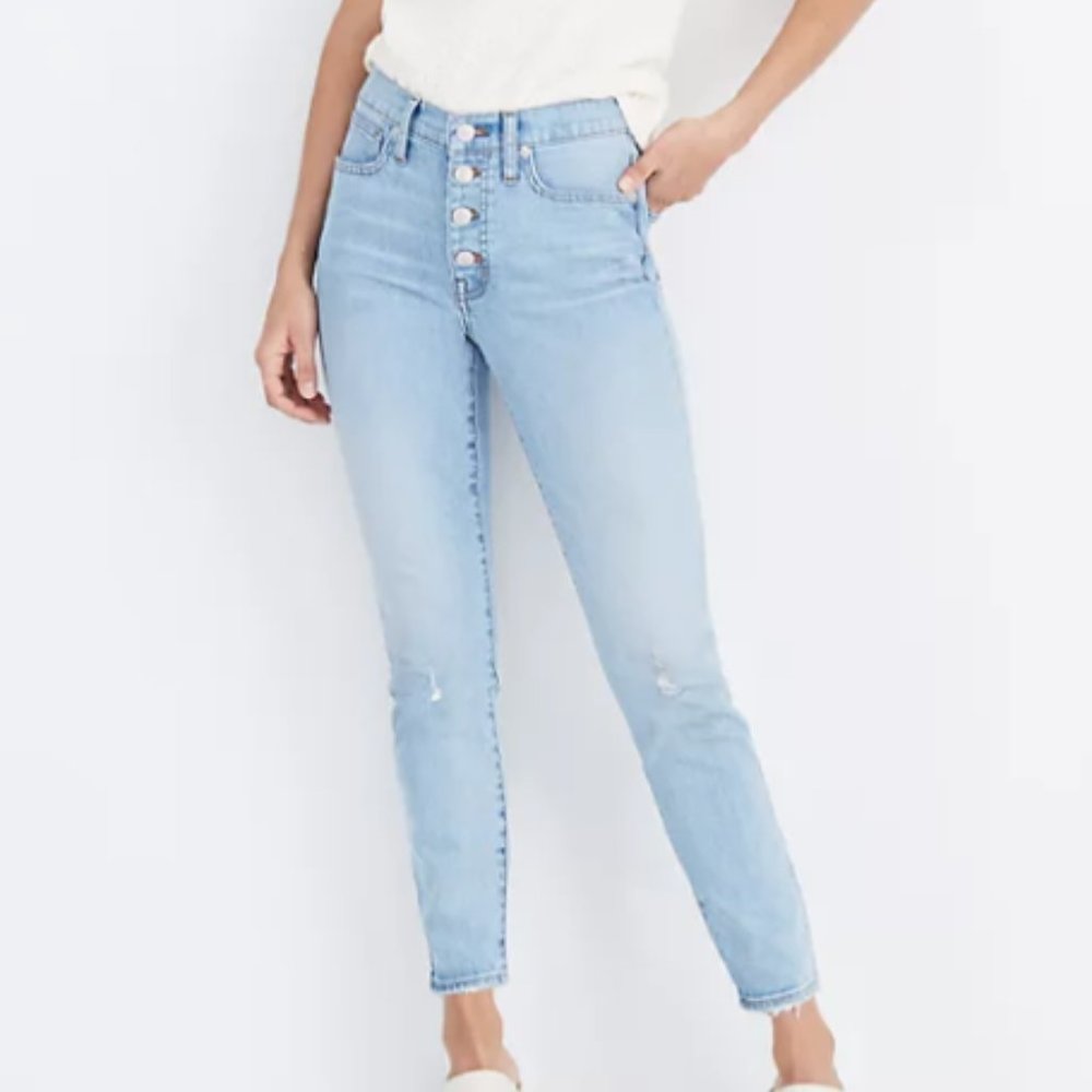 Madewell 9" Mid-Rise Skinny Crop Jeans